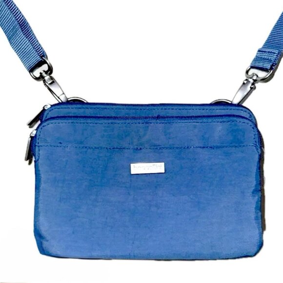 Baggallini Blue Pink Mini Everyday Crossbody Bag - Picture 1 of 7